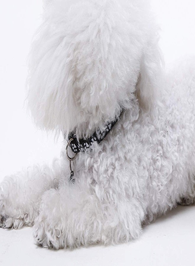Pet Guard طوق للقطط والجراء قابل لتعديل الطول مع جرس (أسود) - Image 3